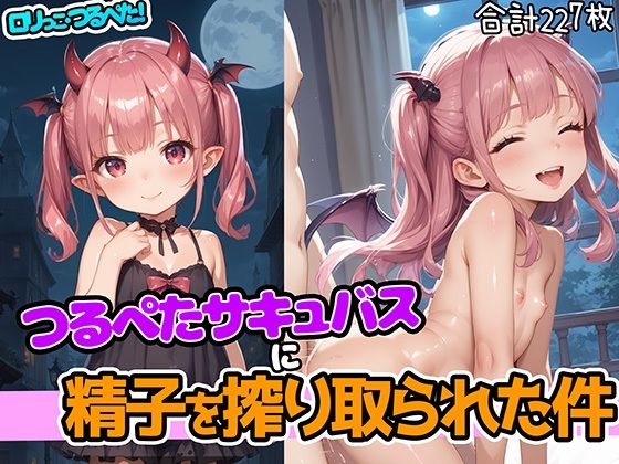 【エロCG/動画】ロリっこつるぺた！つるぺたサキュバスに精子を搾り取られた件【aiぴろり出版】