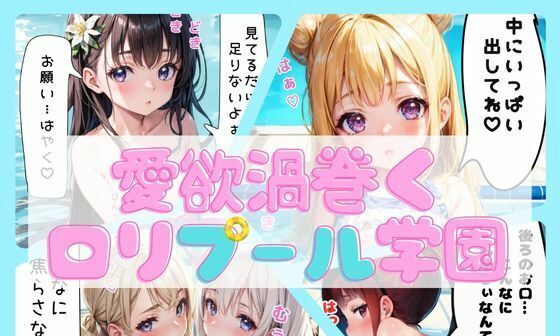 【エロCG/動画】愛欲渦巻くロリプール学園【セリフ付き】【スクールパラダイス】