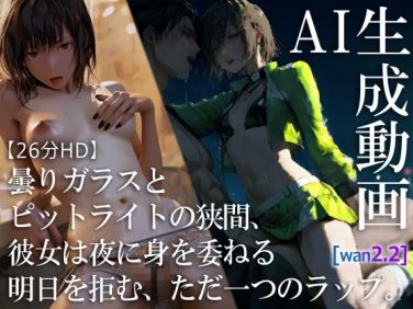 【エロCG/動画】【26分HD】曇りガラスとピットライトの狭間、彼女は夜に身を委ねる――明日を拒む、ただ一つのラップ。【AItuner】