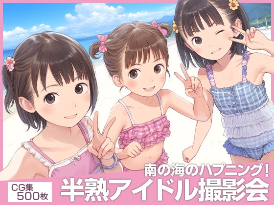 【エロCG/動画】■えっ！？■半熟アイドル撮影会がヌーディストビーチ！？■南の海のハプニング■500枚■【ωいるかっくす塾長ω】
