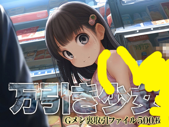 【エロCG/動画】■万引きGメン■つるぺた少女と裏取引■見逃してあげる代わりに…■CG集500枚■【ωいるかっくす塾長ω】