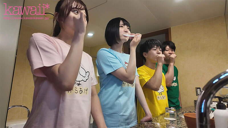 【エロ動画】おま○こハーレム修学旅行！やっと彼女ができた弱者男子の僕らのセックス練習台になって寝取ってきた一軍スケベ女子 超人気女優北岡果林・虹村ゆみ初共演！！ザコ男友達の彼女できた記念にセックスで祝福！【北岡果林、他】