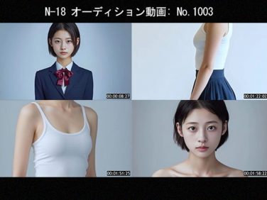 【エロCG/動画】オーディション記録映像_No.1003【Blue Frames】