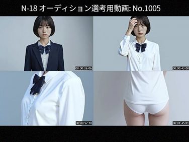 【エロCG/動画】オーディション記録映像_No.1005【Blue Frames】