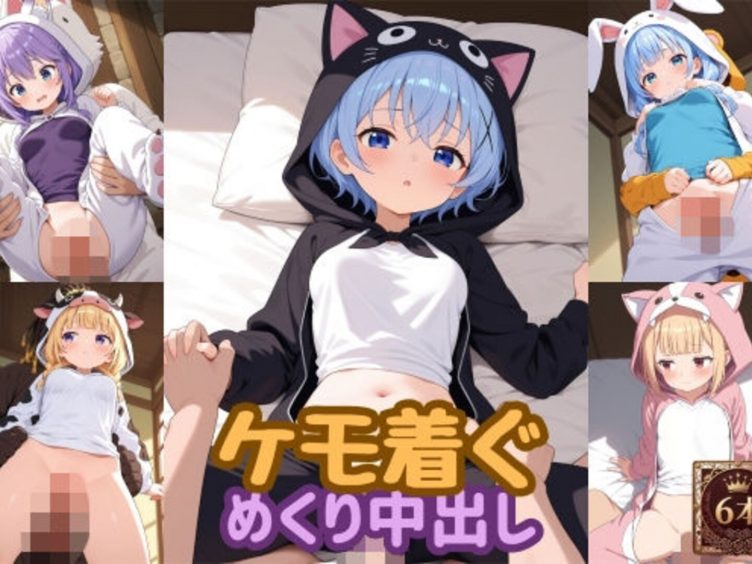 【エロCG/動画】ケモ着ぐめくり中出し動画【wake mako】