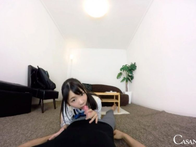 【エロ動画】【VR】学校帰りのクソロリ妹のただいまフェラ 白井ゆずか【白井ゆずか】