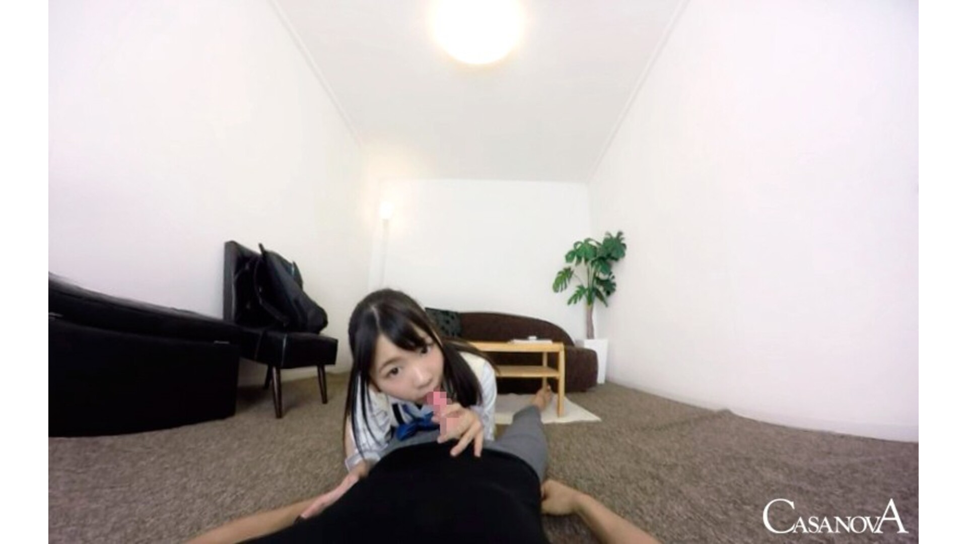 【エロ動画】【VR】学校帰りのクソロリ妹のただいまフェラ 白井ゆずか【白井ゆずか】