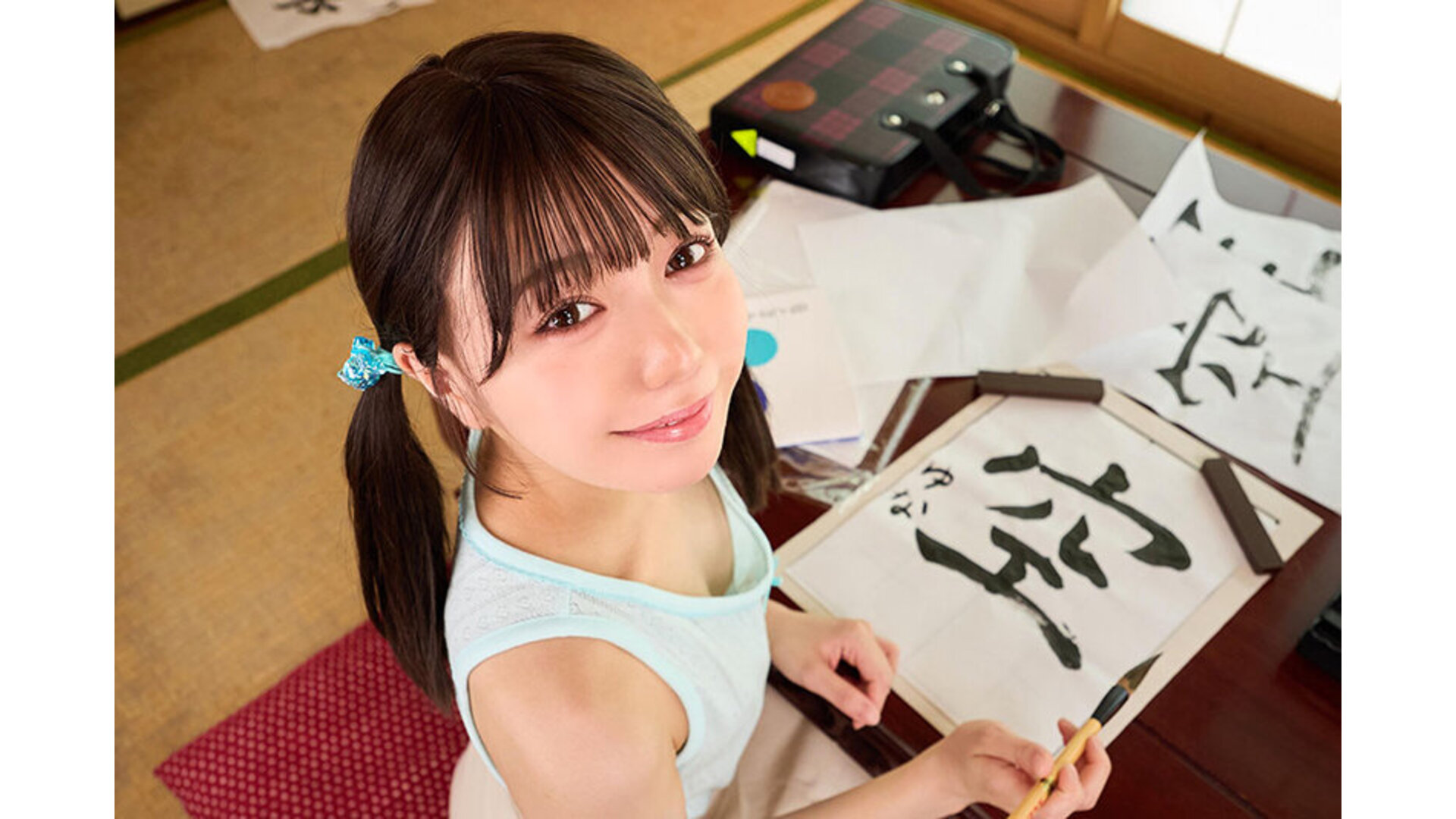【エロ動画】【VR】「先生、これでお習字上手になるの？」夏の猥褻お習字教室 ●年生 由奈ちゃん【KMPVR-彩-】