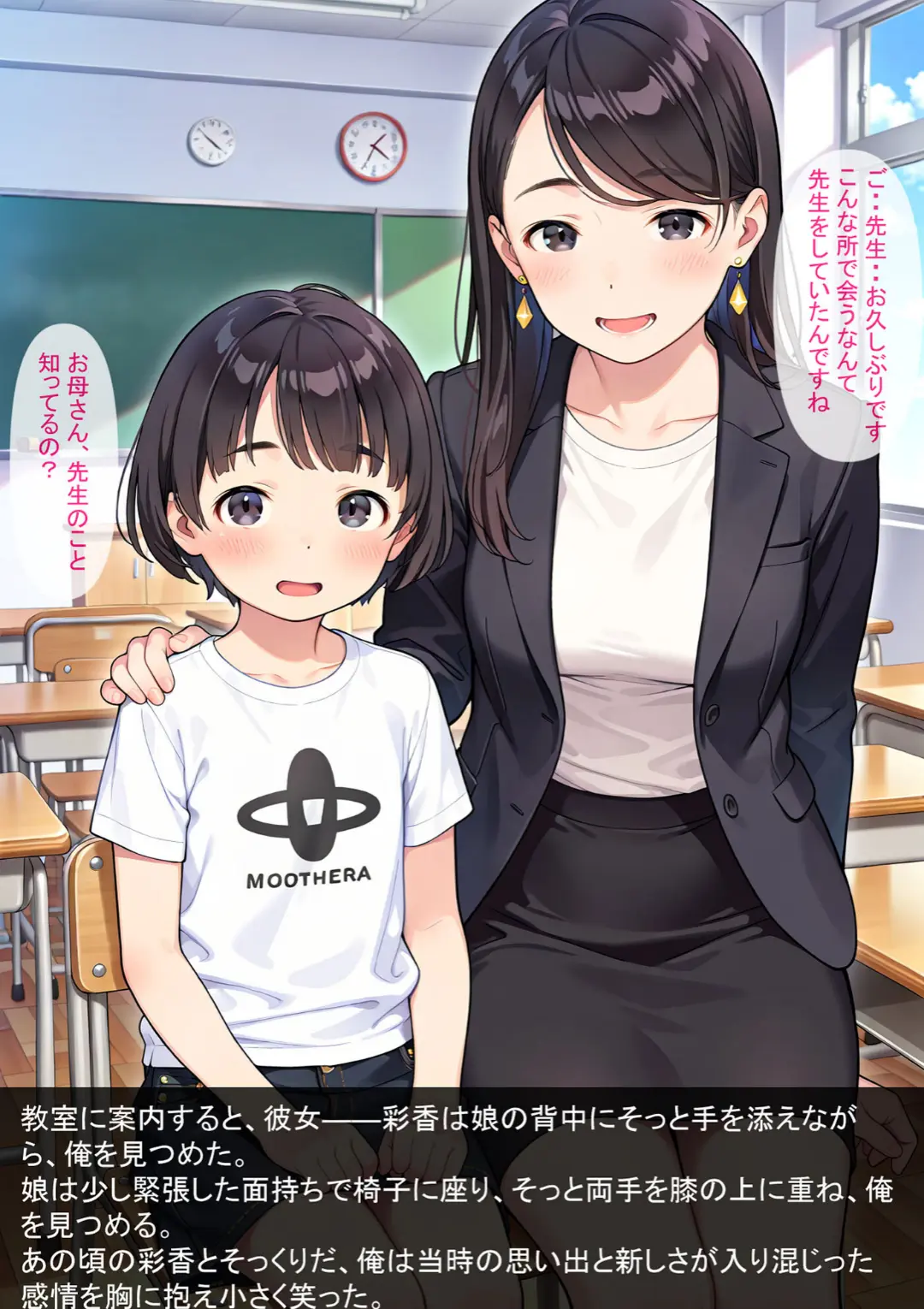 【エロコミック】となりの母娘2 -- 再会そして モザイク版【AIRCOLOR、他】